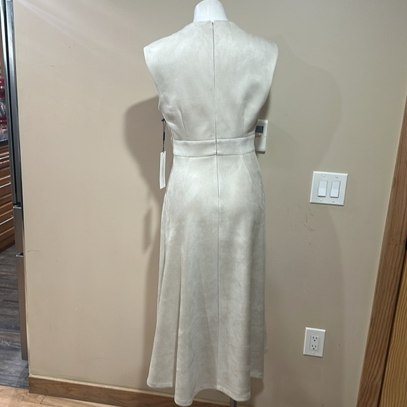 Calvin Klein suede midi dress - Picture 3 of 15